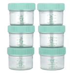 Sage Spoonfuls, Стеклянные баночки для хранения детского питания, 6 упаковок по 4 унции