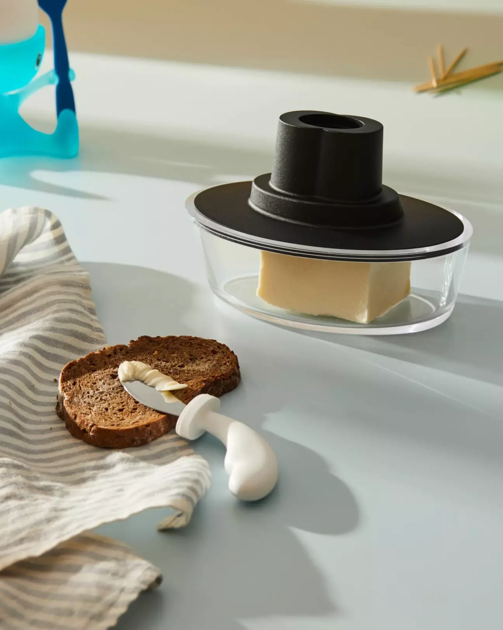 Alessi - Масленка в форме корабля, черная / артикул   ASG13 B  / GTIN 8003299958078
