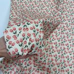 Микровельвет 100% хлопок Тюльпаны