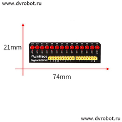 Модуль 0-13 LED YwRobot-зеленый