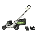 Аккумуляторная газонокосилка Greenworks GC82LM46K5 82V 82В (1 x 5 Ач, ЗУ) нож 46 см, 2502407UB