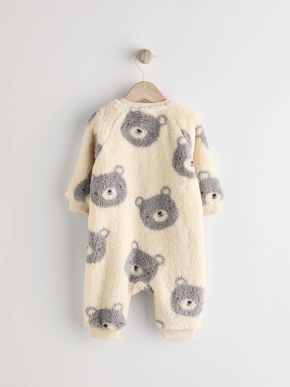 Комбинезон / Cлип флисовый для малышей Next N77-749, Кремовый