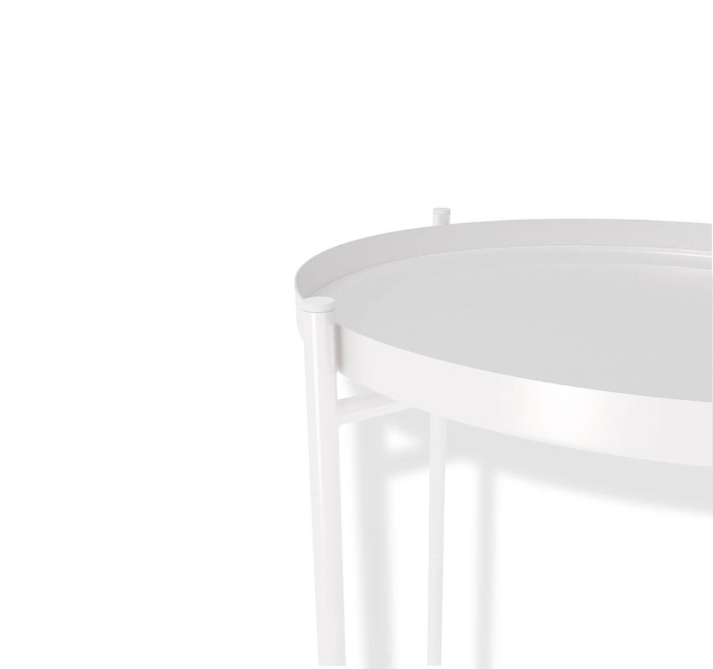 Столик журнальный SHT-CT8 (Белый муар), Sheffilton, г. Калуга