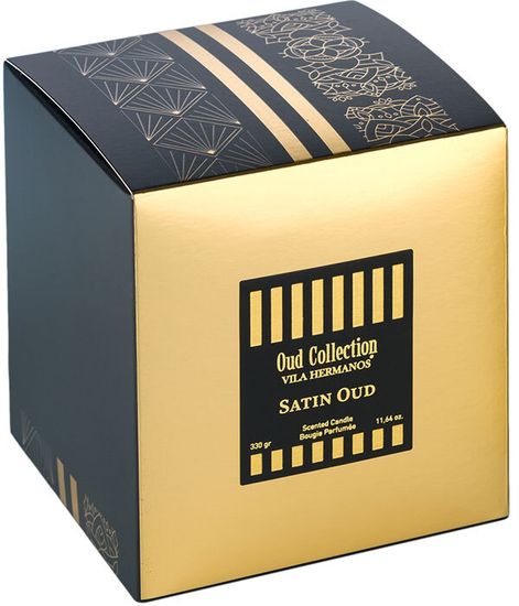 Satin Oud golden, свеча Vila Hermanos Oud collection, Ladenac Milano