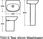 Полуколонна Ideal Standard TESI T352001