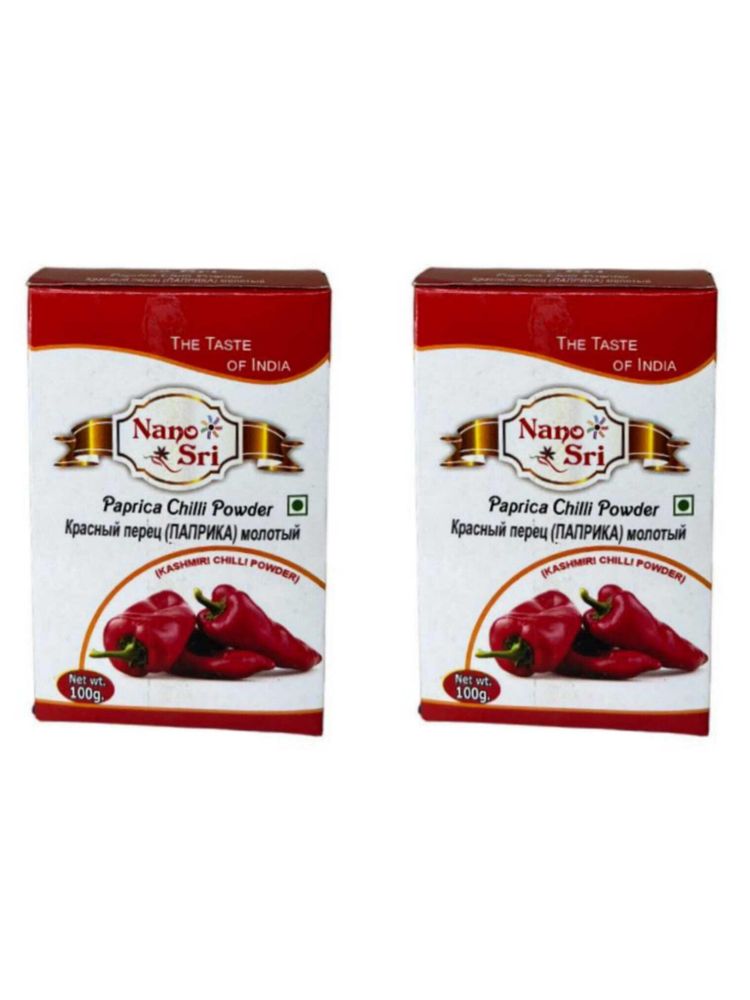 Красный перец паприка Nano Sri Kashmiri Powder, 100 г, 2 шт