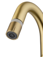 Смеситель для раковины с выдвижным изливом WONZON & WOGHAND, Брашированное золото (WW-FE01L212-BG)