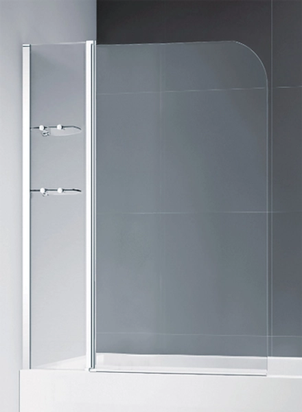 Шторка на ванну Cezares ECO-O-V-12-120/140-C-Cr