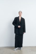 Жакет oversize в полоску