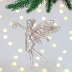 Подвеска «Прекрасная фея» 13 см, Розовое золото