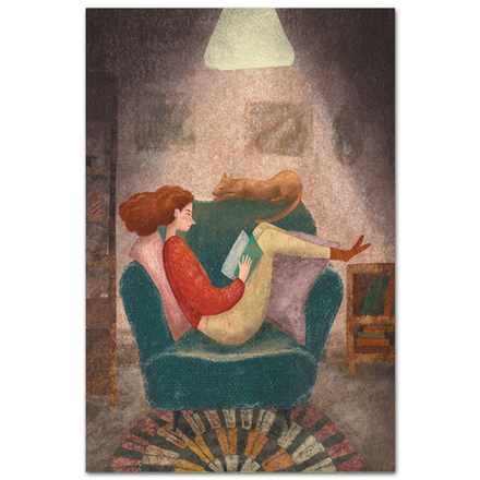 В любимом кресле