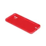 Силиконовый чехол с микрофиброй для Realme C20/C11 red DF