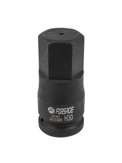 Головка-бита ударная 6-гранная 30мм, 3/4'' Forsage F-26410030MPB