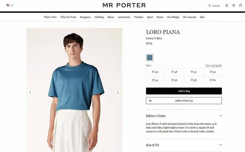 Футболка Loro Piana, арт. 714613