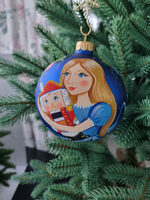 Шар стеклянный "Щелкунчик"