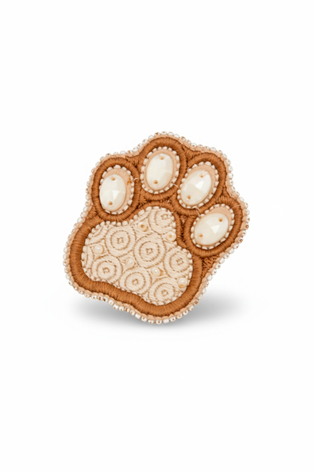 8432 Брошь (бежевый)