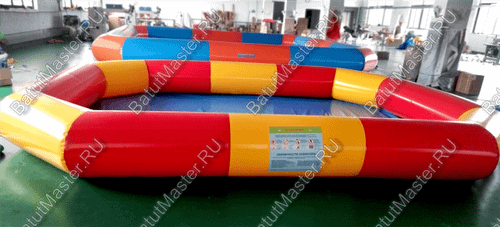 Надувной бассейн "Полосатик" 5*4*0.5 м