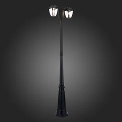 SL081.405.02 Светильник уличный наземный ST-Luce Черный/Черный, Прозрачный E27 2*40W SIVINO