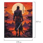 Дневник 1-11 класс 40 л., твердый, BRAUBERG, глянцевая ламинация, "Самурай", 107175