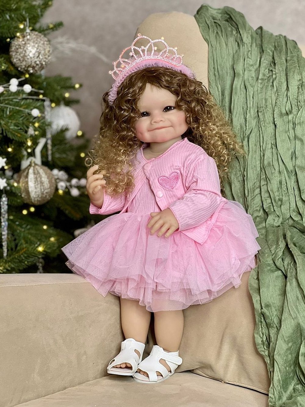 Кукла Реборн виниловая 55см в пакете (FA-826)