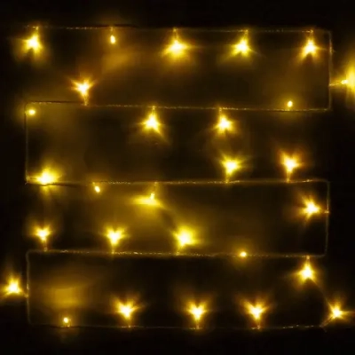 Гирлянда для дома 5,5м 50 ламп LED прозрач.пров.,8 реж, IP-20, Теплый белый