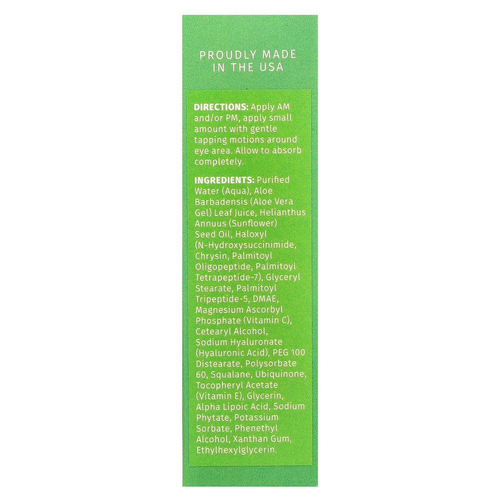 Reviva Labs, укрепляющая сыворотка для области вокруг глаз, 29,5 мл (1 жидк. унция)