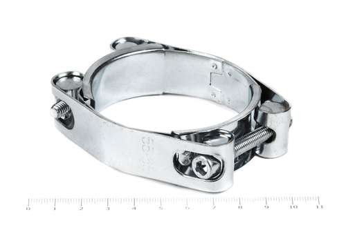 Хомут силовой двухболтовый 55-65/20