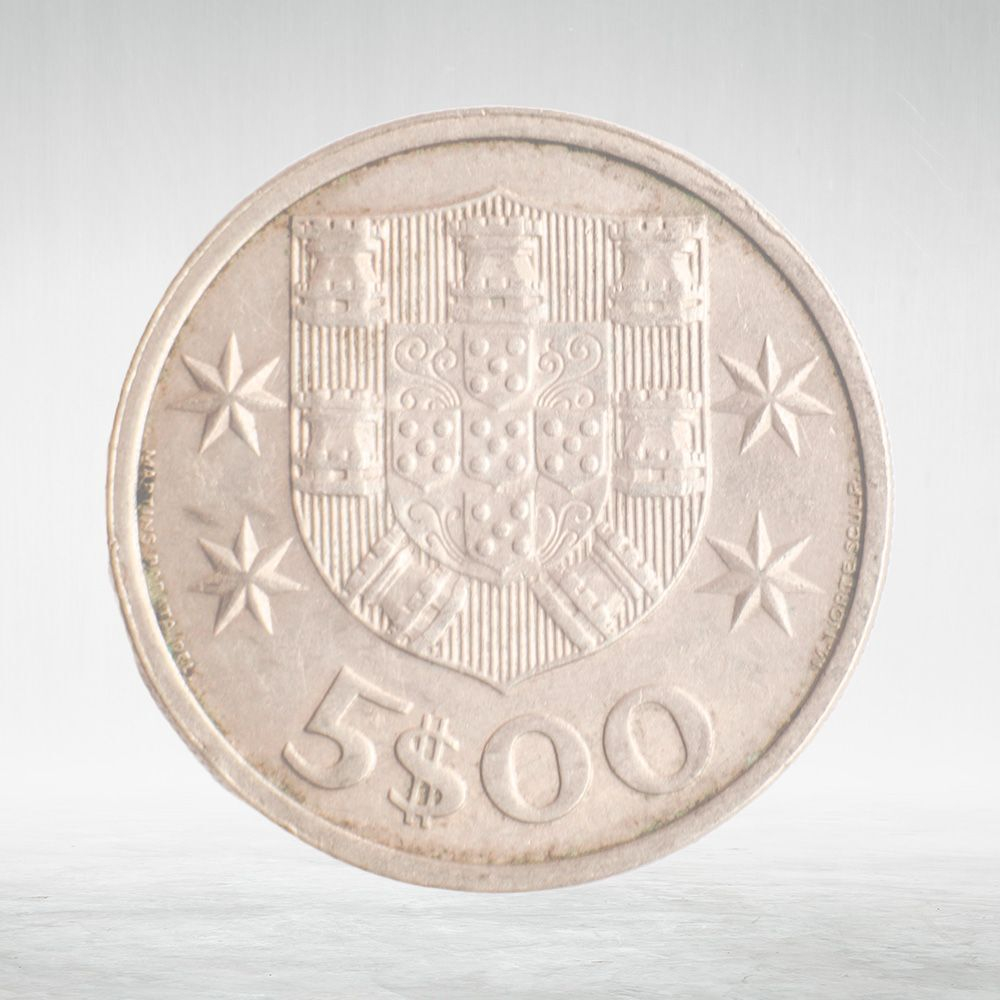 Portugal, 5 Escudos, 1970, VF