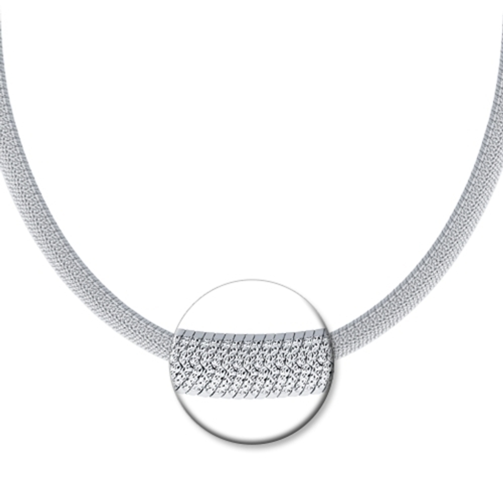 Колье из серебра