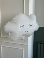 Шар-облако белый фольгированный