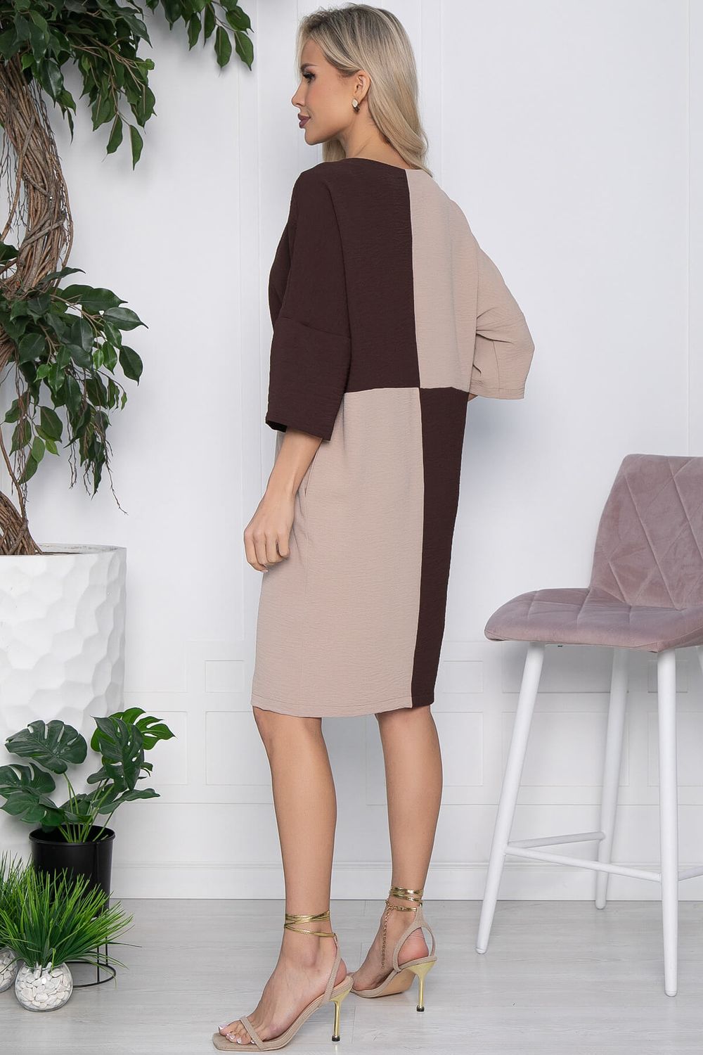 Платье Кайла (коричневое) П10677 LT Collection