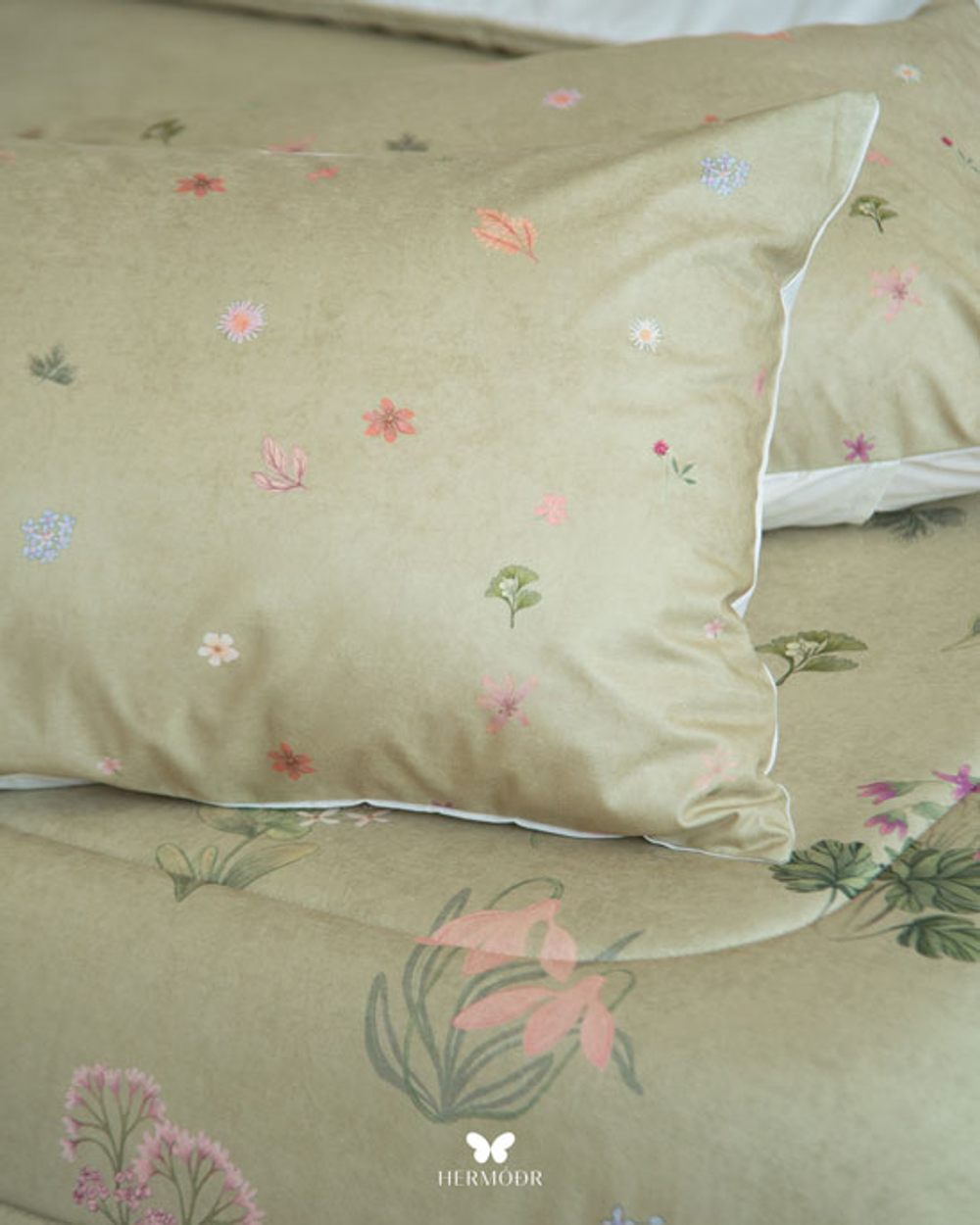 Комплект постельного белья двуспальный Pasio Hermodr 8 предметов 130220265 Иран