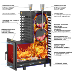 Печь для бани ASTON 30 (320М) Long