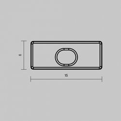 Заглушка для профиля Maytoni  642019