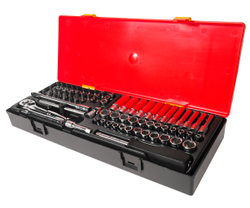Набор головок 1/4" комбинированный 73 предмета в кейсе JTC