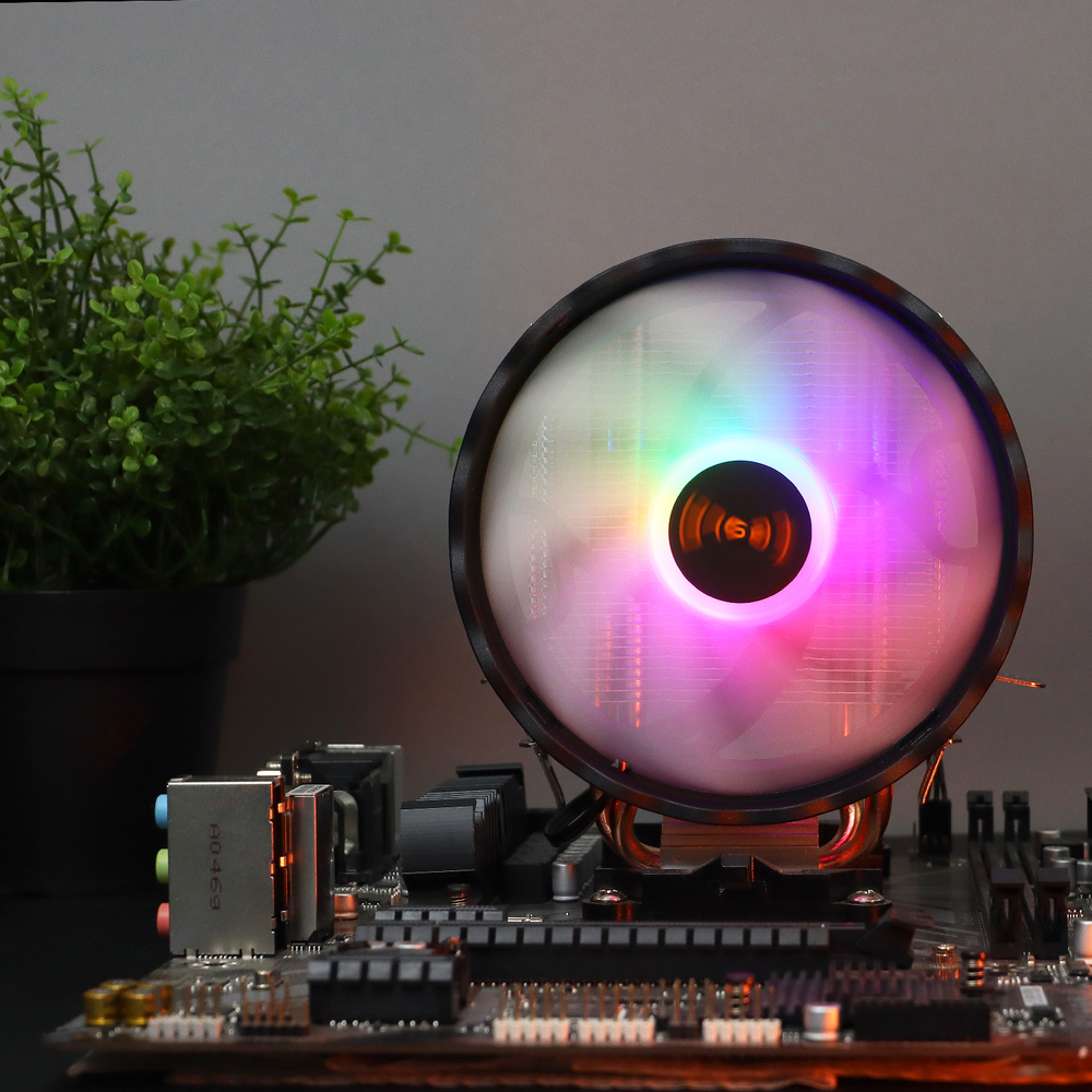 Кулер для CPU TESLA 920RGB V2, 1х120мм, 1600rpm, 3-pin, Al+Cu, серебристый-черный-белый/FRGB, 47CFM, 23дБ, 2-PIPE(прямой контакт), TDP 135Вт, INTEL 1700/1200/115x/775/1366, AMD AM5/AM4/AM3(+)/AM2(+)/FM2(+)/FM1/754/940/939 (TSL-920-RGB-V2)