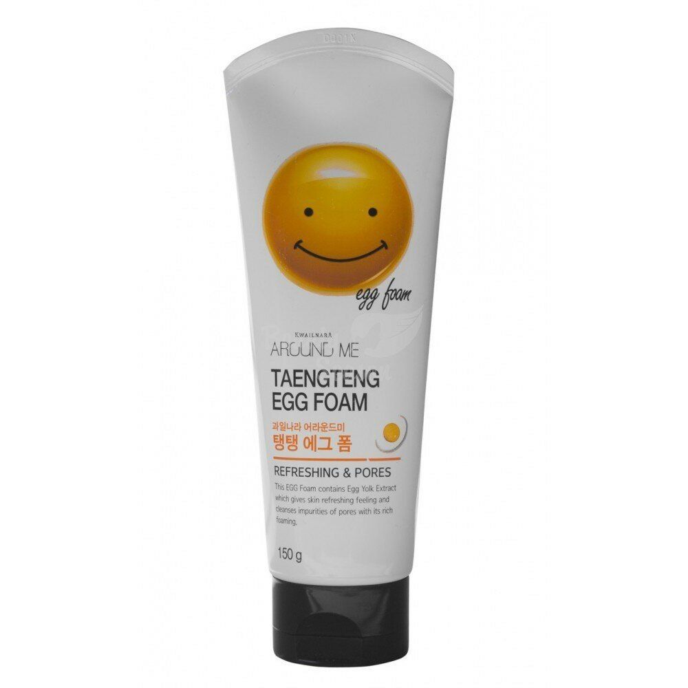 Welcos Around Me Egg Foam пенка для умывания с экстрактом яичного желтка