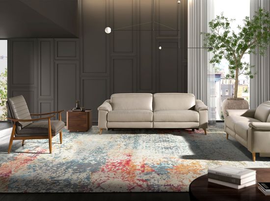 Прикроватная тумбочка 7165/MB2316NS из орехового дерева с подсветкой