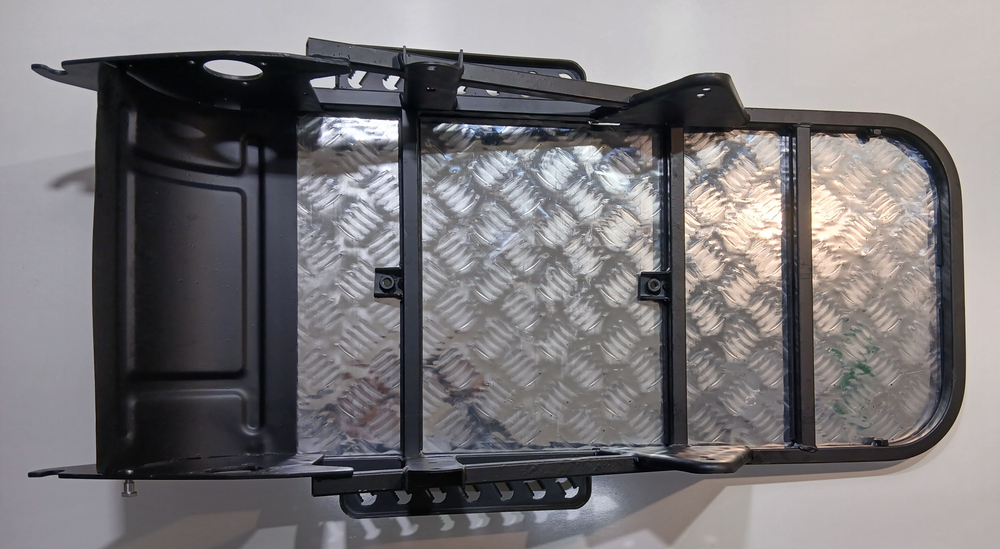 Задняя опорная рама с алюминиевой пластиной  для снегохода MotoLand SnowFox 200