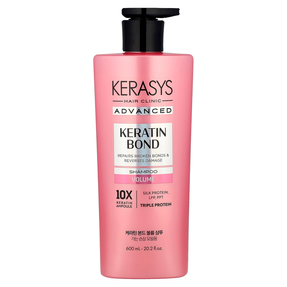 Kerasys, Advanced, шампунь для фиксации кератина, объем, 600 мл (20,2 жидк. Унции)
