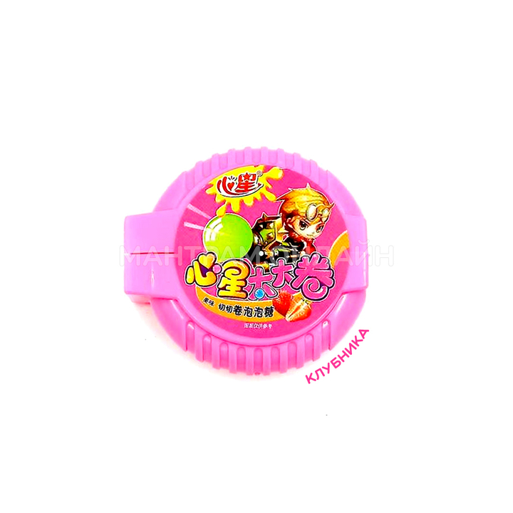 Жевательная резинка Xinxing в форме ленты вкус клубника 8 г