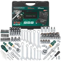 Набор инструментов 216пр. 1/4''3/8''1/2''(6гр.)(4-32мм) RockForce##Rock FORCE RF-38841-5
