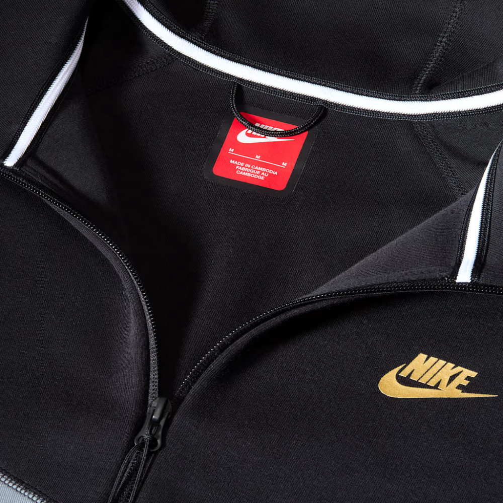 Зип Худи Nike Tech Fleece 2023 Black/Grey/White