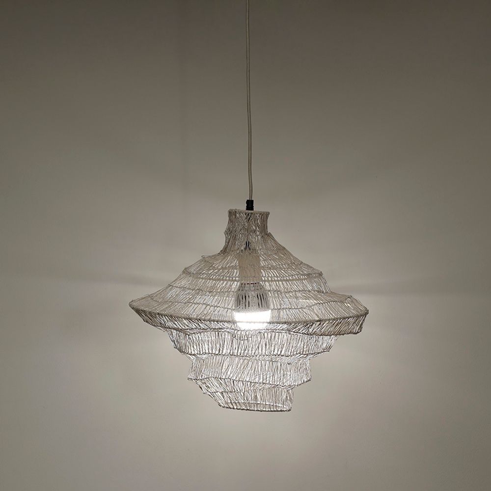 Светильник подвесной Vinger, Ø45х50 см, бежевый