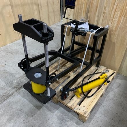 Цена на ТИТАН (ТТН-103/1) Выпрессовщик шкворней гидравлический, на тележке, 100 т