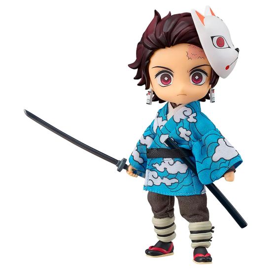 Фигурка Аниме Nendoroid Doll Клинок рассекающий демонов Tanjiro Kamado: Final Selection Ver. 10см / Фигурка Нендороид по мотивам аниме "Клинок, рассекающий демонов", Танджиро Камадо