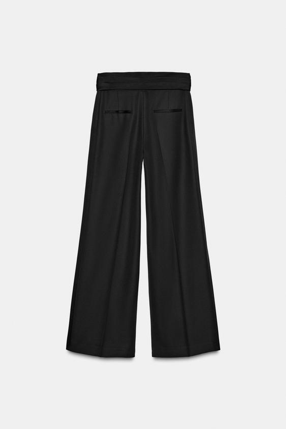 ZARA БРЮКИ-КОРСЕТ ZW COLLECTION LIMITED EDITION, ЧЕРНЫЙ