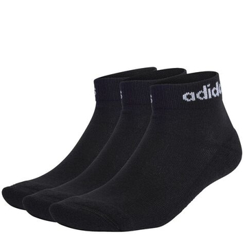 Теннисные носки Adidas Linear Ankle Cushioned 3P - black/white