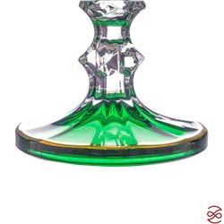 Конфетница на ножке зелен. AS Crystal 21 см (1шт)