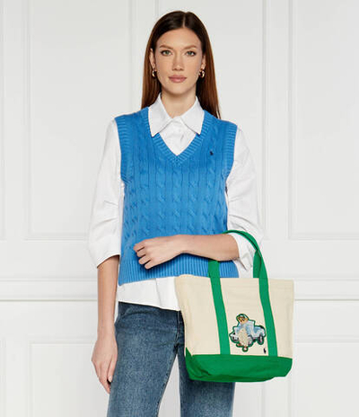 Сумка-шопер POLO RALPH LAUREN - бежевый(428937664)